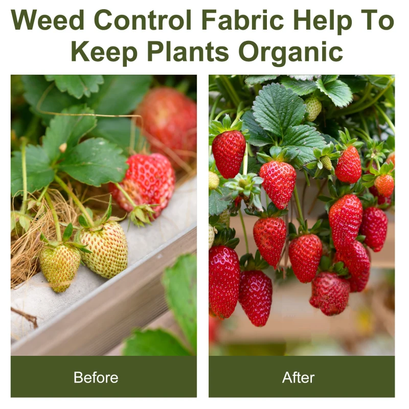 Best 2m x 50m Weed Control Membrane, Heavy Duty Weed Control Barrier Fabric, 90gsm Ground Cover for Patios, Garden, Flower beds, Landscaping - Image 7