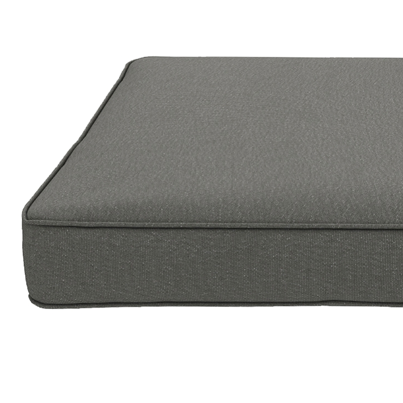 Best 4-Piece Seat Cushions Pillow Replacement, Patio Chair Cushions Set with Ties for Indoor Outdoor, Charcoal Grey - Image 9