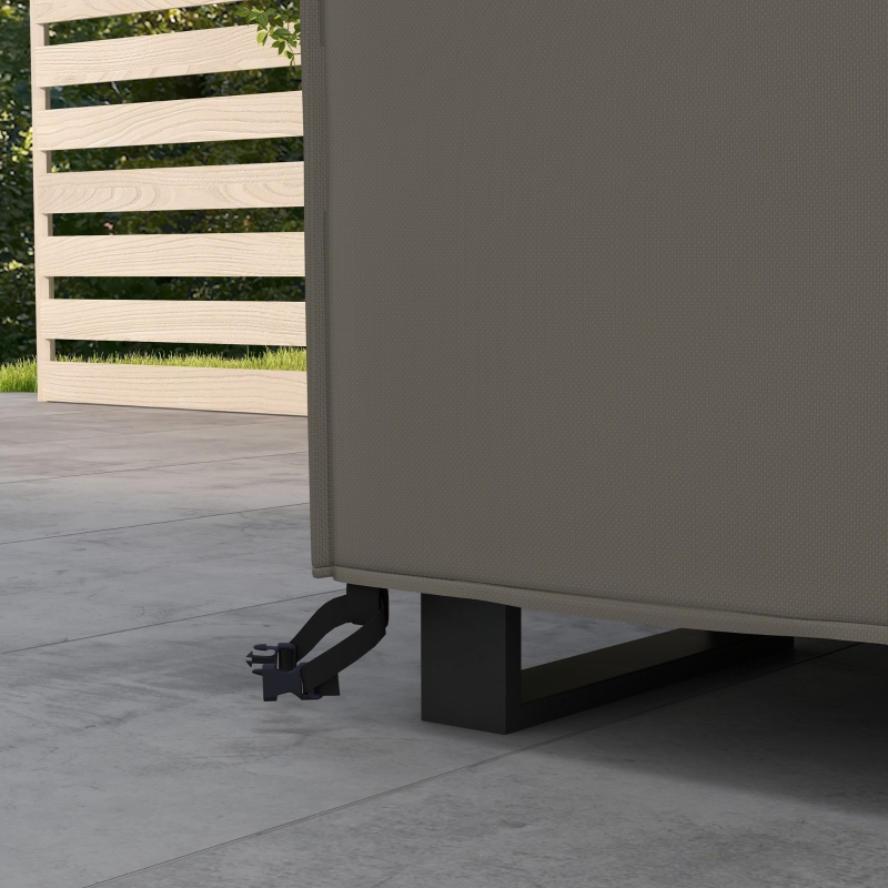 Best Large Square Patio Garden Furniture Set Cover 600D Oxford Waterproof, 230 x 230 x 70cm, Grey - Image 9