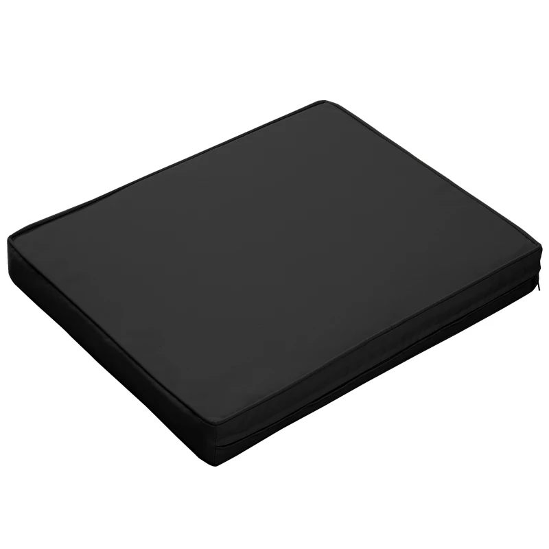 Best 2 Piece Garden Chair Cushions with 1 Seat Cushion 1 Back Pad for Rattan Sofa Chair, Outdoor Seat Pads for Indoor and Outdoor Use, Black - Image 8