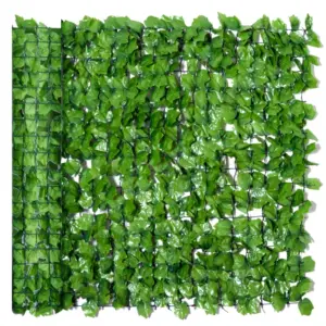 Best 3 x 1m Artificial Leaf Wall - Green