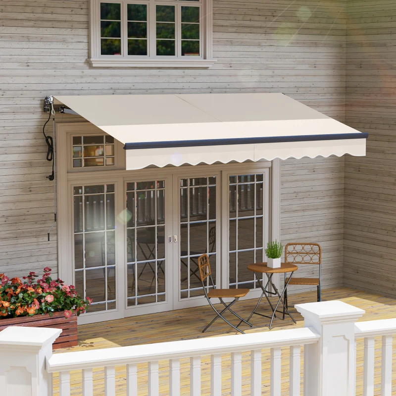 Best 3.5 x 3m Electric/Manual Awning, with Remote - Beige - Image 8