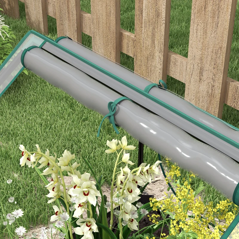 Best 61 x 61cm Garden Planter Bed, with Cover - Grey - Image 8