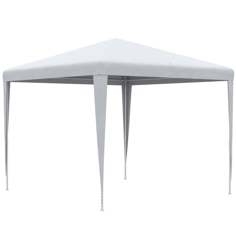 Best 2.7m x 2.7m Garden Gazebo Marquee Party Tent Wedding Canopy Outdoor(White)