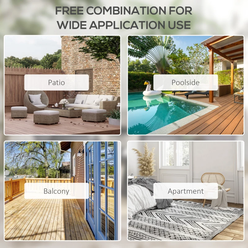 Best Set of Four Folding Garden Chairs - Black - Image 6