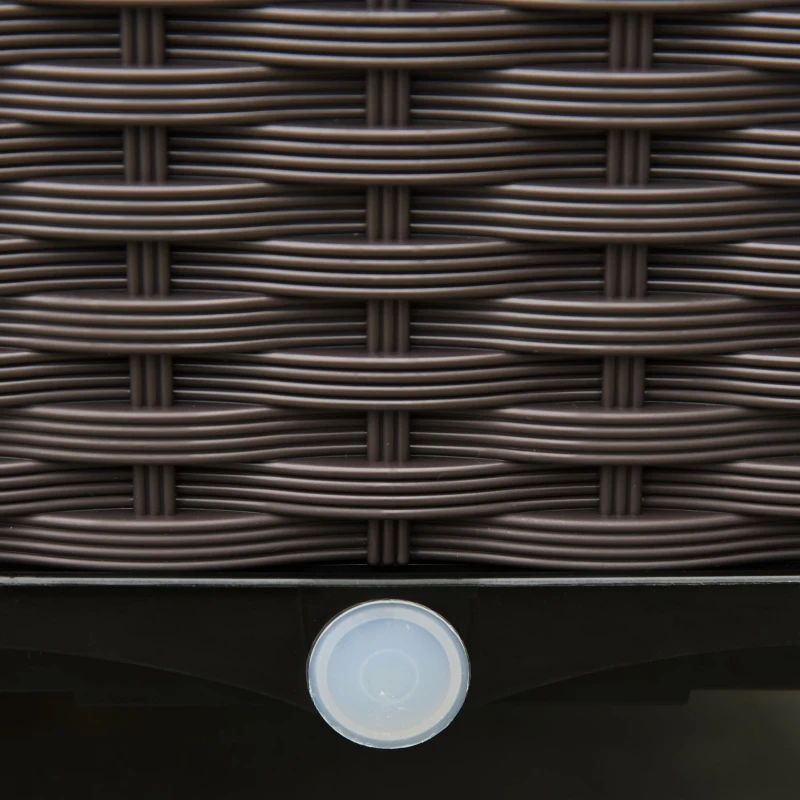 Best Set of 6 26L Garden Raised Bed Elevated Patio Flower Plant Planter Box PP Vegetables Planting Container, Brown - Image 8