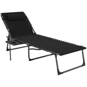 Best Five-Position Reclining Sun Lounger - Black