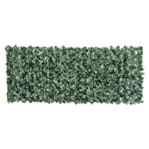 Best 1-Piece Artificial Leaf Hedge Screen Privacy Fence Panel for Garden Outdoor Indoor Decor, Dark Green, 2.4M x 1M