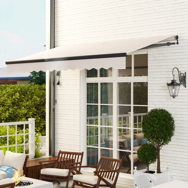 Best 3.5 x 3m Electric/Manual Awning, with Remote - Beige - Image 9