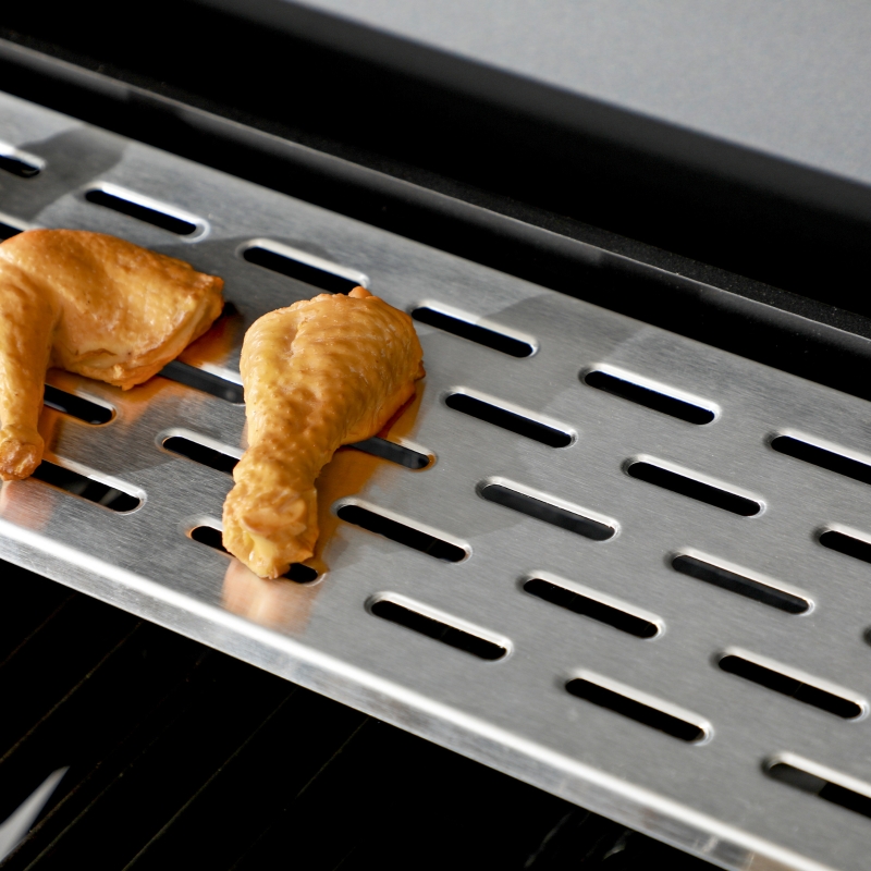 Best 15kW Deluxe Duo Gas BBQ, with Grill, Plancha and Side Burner - Black - Image 9