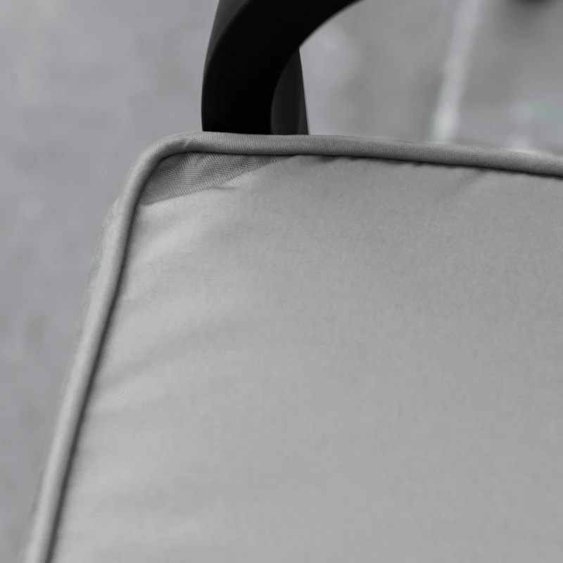 Best 2 Seater Garden Bench Cushion -Light Grey - Image 8