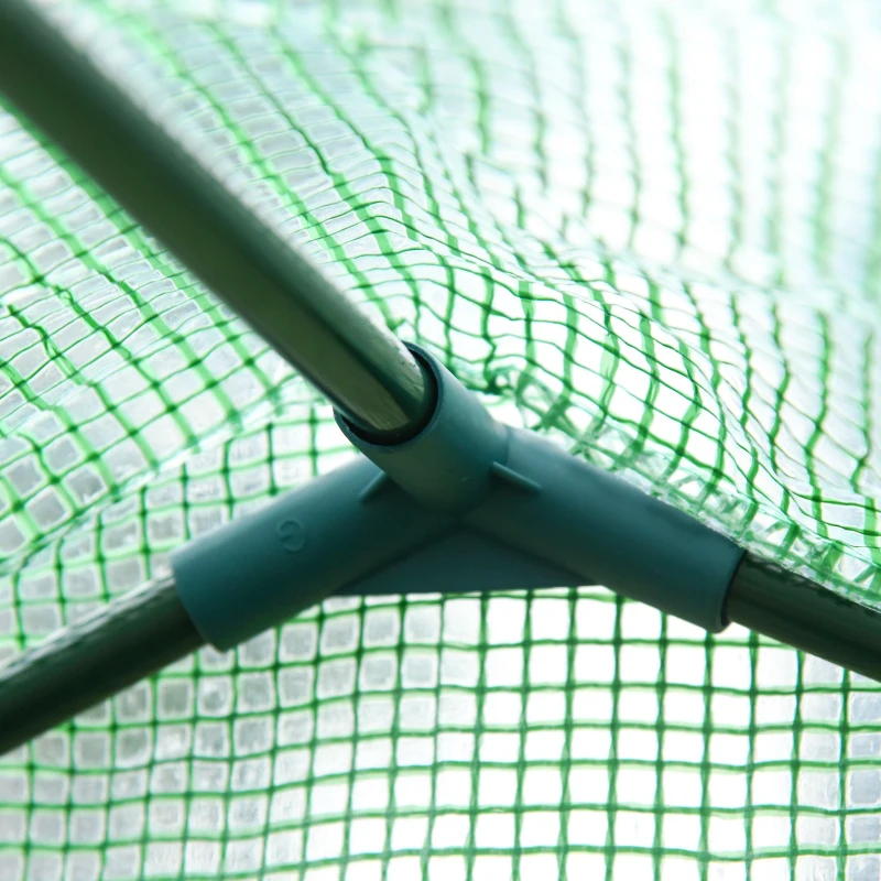 Best Walk In Mini Greenhouse Garden Outdoor Flower Planter Steel Frame w/ Zipped Door & Window, PE Cover, 180 x 100 x 168CM, Green - Image 8