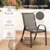 Best Three-Piece Outdoor Garden Set - Black - Image 6