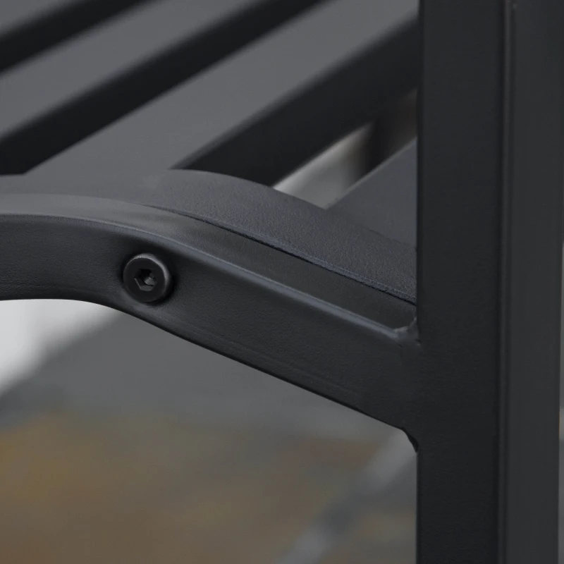 Best 2-Seater Garden Bench Antique Loveseat for Yard, Lawn, Porch, Patio, Steel - Image 8