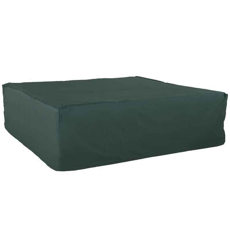 Best Large Patio Garden Furniture Set Cover 600D Oxford Square Waterproof, 230 x 230 x 70 cm, Green