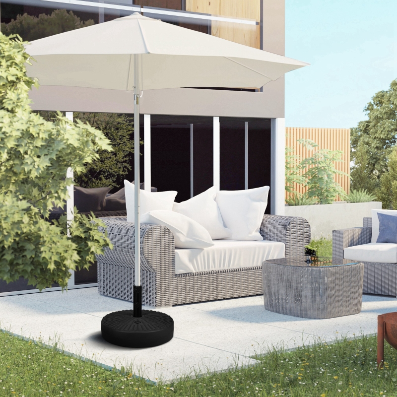 Best 29kg Water/Sand Filled Rattan-Effect Parasol Base - Image 10
