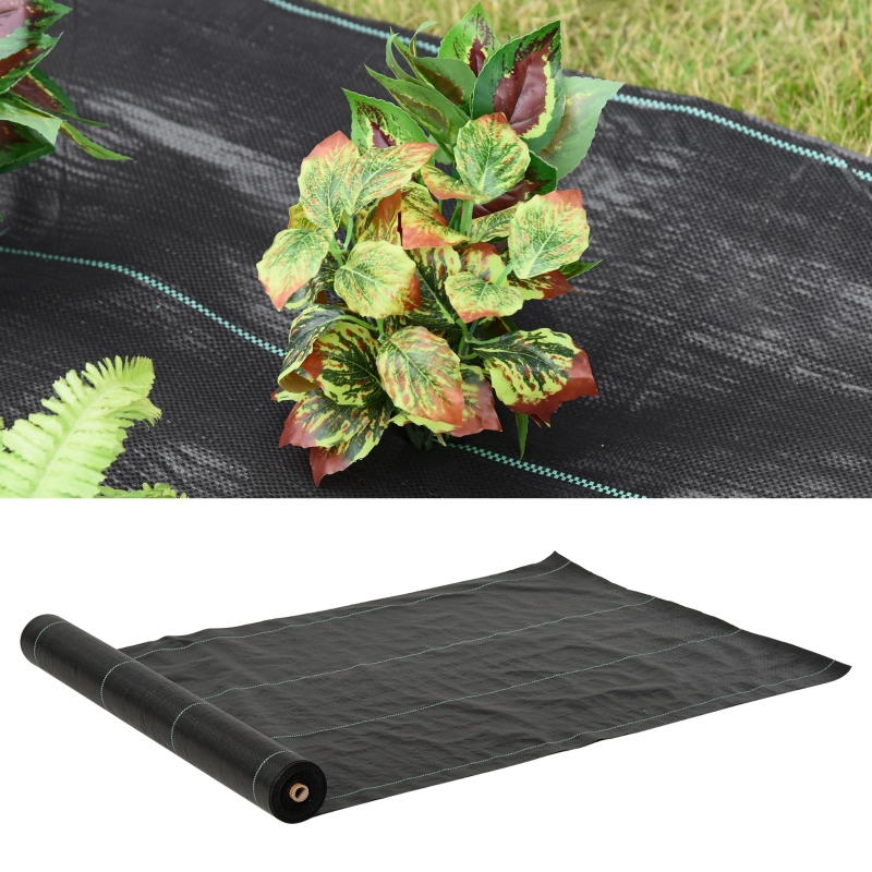 Best 1m x 50m Weed Control Membrane, Heavy Duty Weed Control Barrier Fabric, 90gsm Ground Cover for Patios, Garden, Flower beds, Landscaping - Image 10