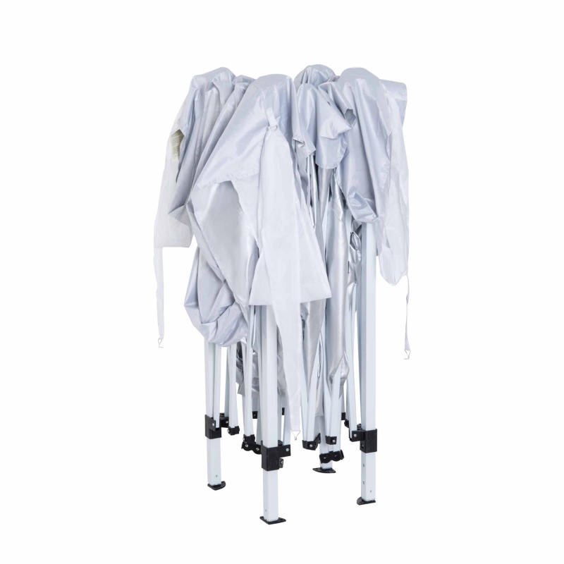 Best 3 x 3M Garden Pop Up Gazebo Height Adjustable Marquee Party Tent Wedding Canopy with Carrying Bag, White - Image 11