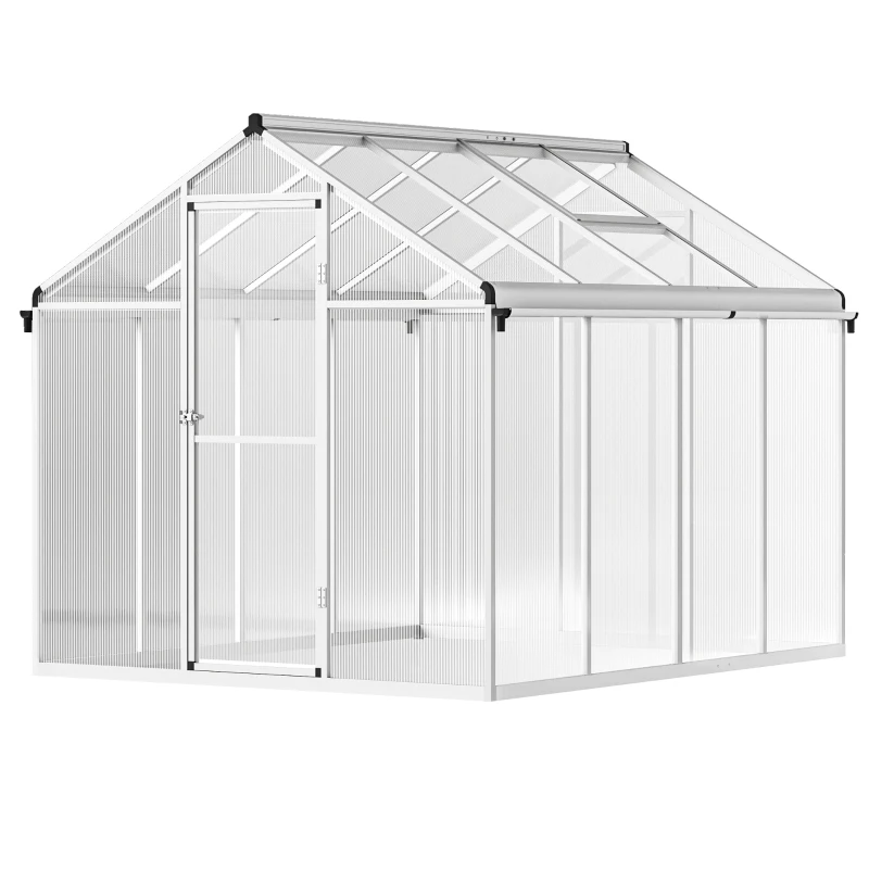 Best 8 x 6ft Aluminium Frame Greenhouse