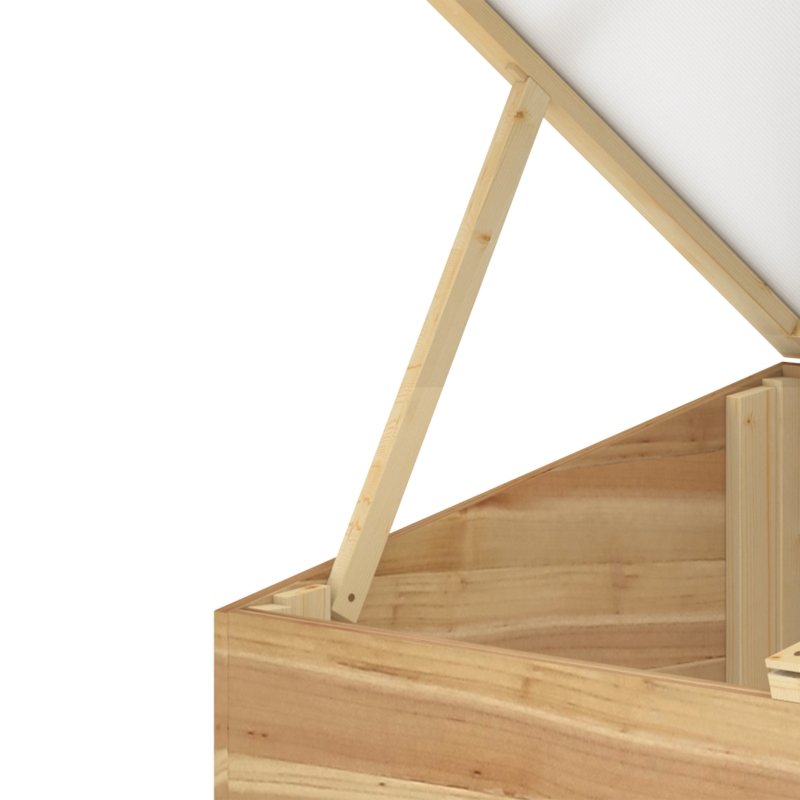 Best Wooden Cold Frame Greenhouse Garden Polycarbonate Grow House with Independent Openable Top Covers for Flowers, Vegetables, Plants, 100 x 50 x 36 cm, Natural - Image 9