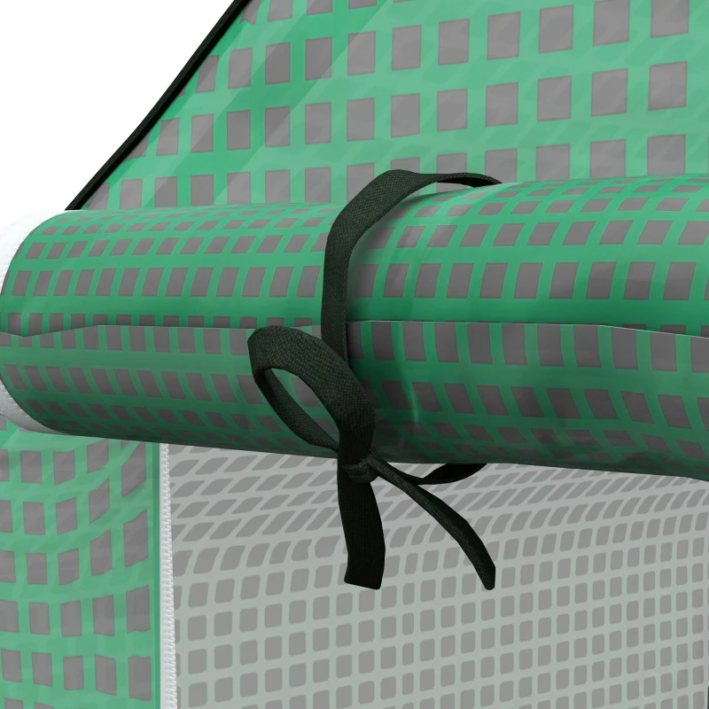 Best Greenhouse Cover Replacement Walk-in PE Hot House Cover with Roll-up Door and Windows, 140 x 143 x 190cm, Green - Image 8