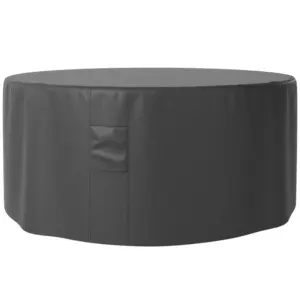 Best Garden Patio Large Furniture Set Round Cover 600D Oxford Waterproof, Ф193 x 80H cm, Black