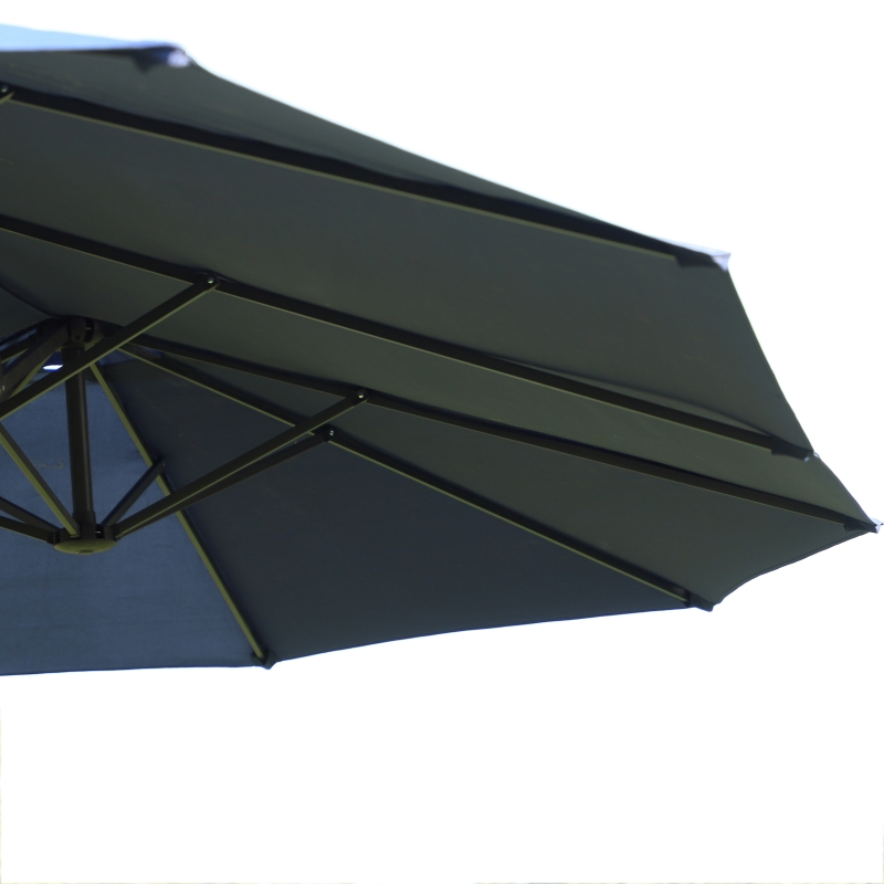 Best Double-side Umbrella Parasol, Φ2.7x4.6Wx2.4H m-Blue - Image 9