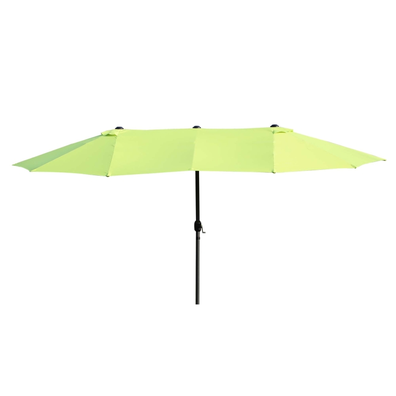 Best Double-side Umbrella Parasol, Φ2.7x4.6Wx2.4H m-Grass Green - Image 12