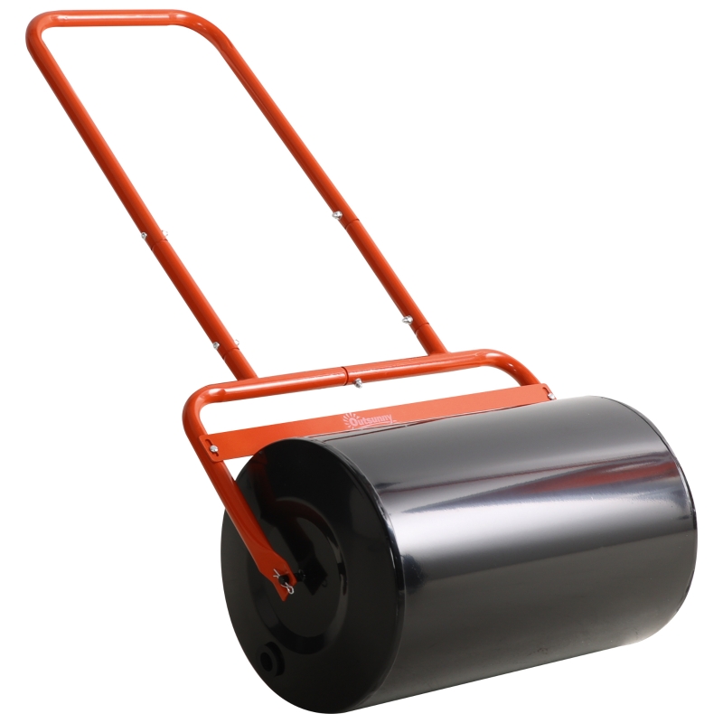 Best 38L Fillable Cylinder Steel Lawn Roller - Red - Image 11