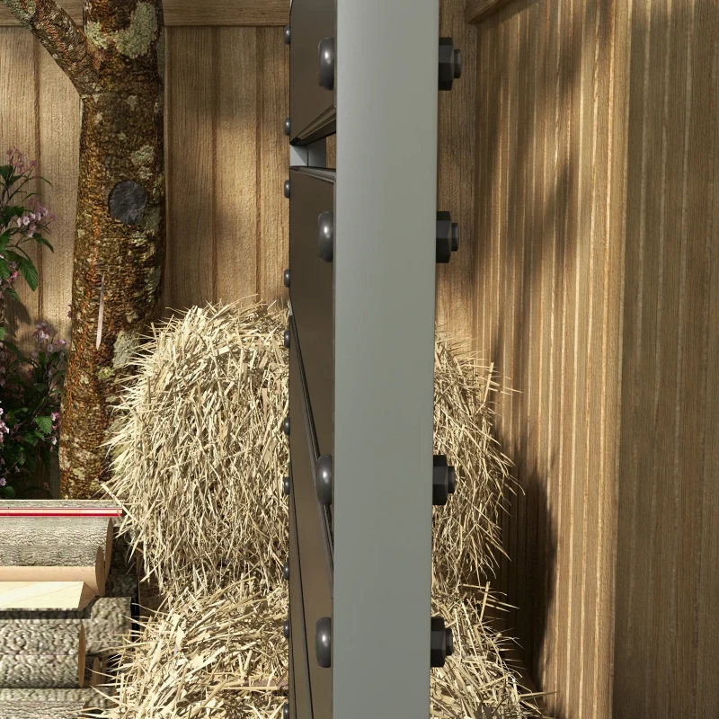 Best Raised Bed for Garden, Planter with Trellis for Climbing Plants, Vines, Planter Box with Drainage Gap, Black - Image 8