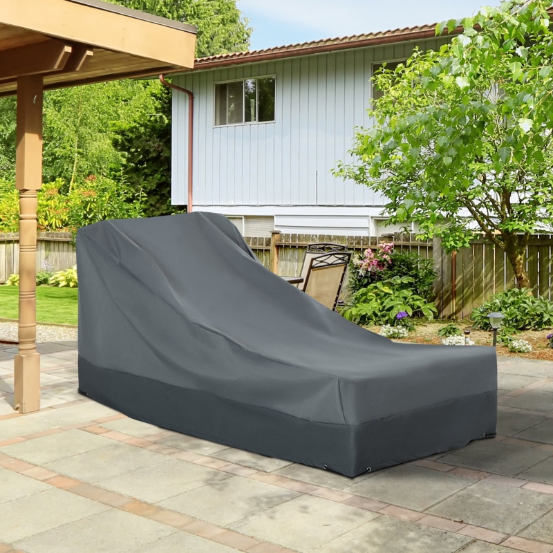 Best Rectangular Patio Furniture Cover for Chairs Water UV Resistant Protection 600D Oxford Fabric Rattan Lounge Clean Cover, 200 x 86 x 82cm - Image 11