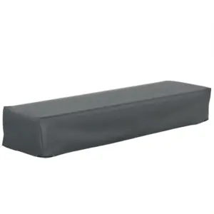 Best 200x73cm Outdoor Garden Rattan Furniture Protective Cover Water UV Resistant Grey