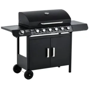 Best Seven Burner Gas Grill, with Integrated Thermometer and Storage
