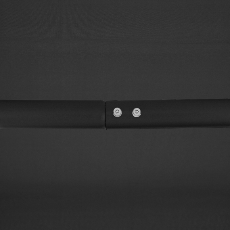 Best Three-Seater Garden Swing Chair, with Canopy - Black - Image 9