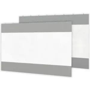 Best Set of Two 3 x 2m Replacement Pergola Panels - Grey