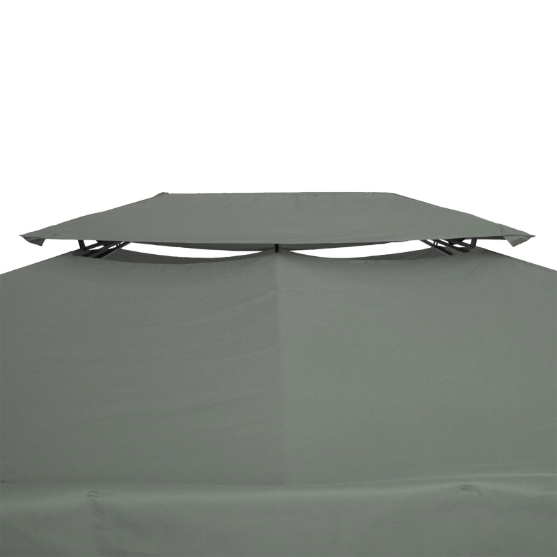Best Gazebo Roof Replacement, for 3 x 4m Frames - Grey - Image 9