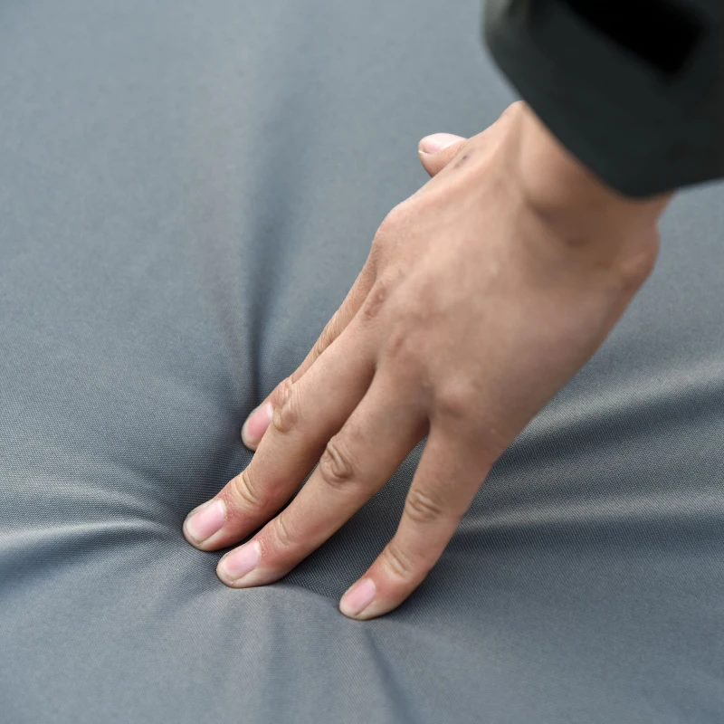 Best 6 PC Rattan Sofa Coffee Table Set Sectional Wicker Weave Furniture for Garden Outdoor Conservatory w/ Pillow Cushion Grey - Image 8