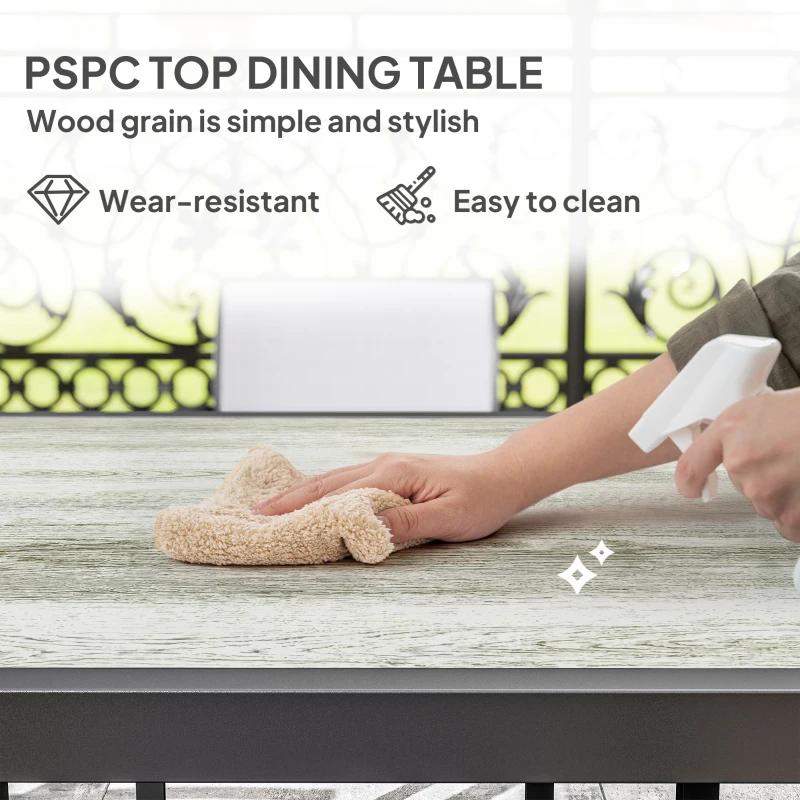 Best Five-Piece Outdoor Garden Dining Set - Grey - Image 5