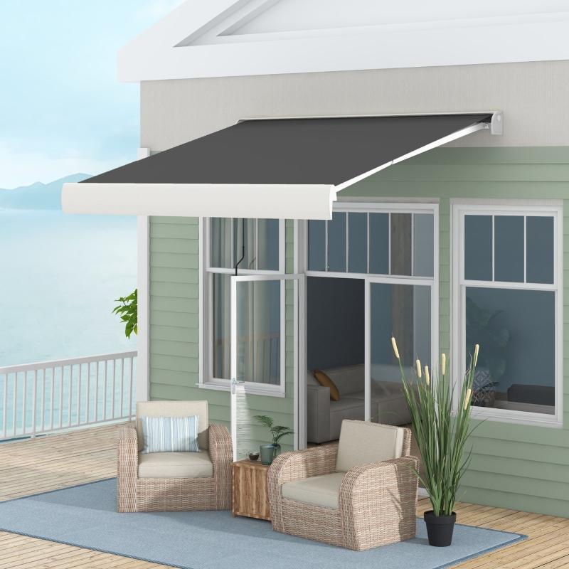 Best 2.5 x 3m Electric Cassette Awning, with Remote - Grey - Image 10