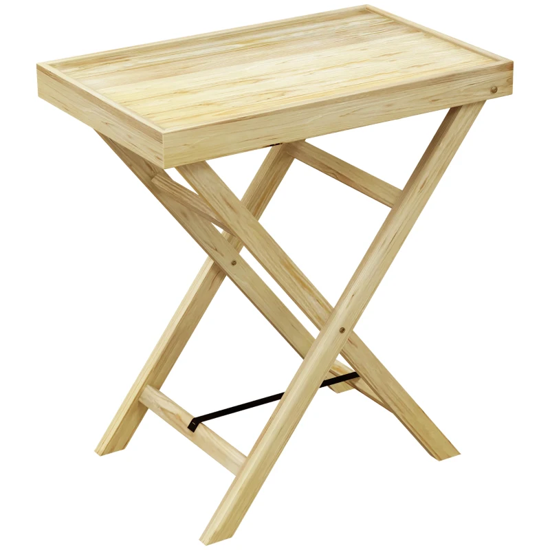 Best 44 x 68cm Wooden Garden Table