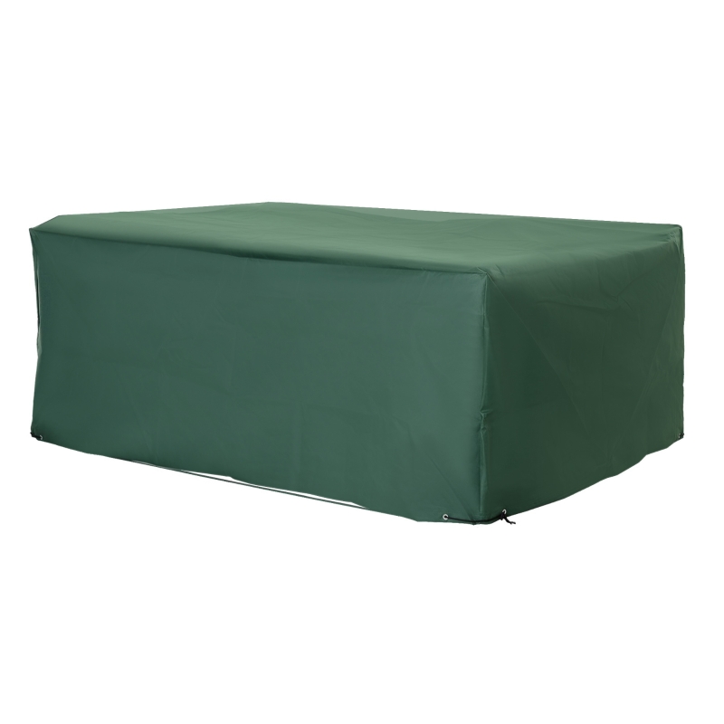 Best Outdoor Garden Furniture Cover Waterproof, Anti-UV 600D Heavy Duty Oxford Fabric Patio Furniture Cover for Rectangular Sofa Table Set, Green, 205 x 145 x 70 cm - Image 11