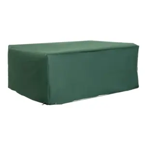 Best Outdoor Garden Furniture Cover Waterproof, Anti-UV 600D Heavy Duty Oxford Fabric Patio Furniture Cover for Rectangular Sofa Table Set, Green, 245 x 165 x 55 cm
