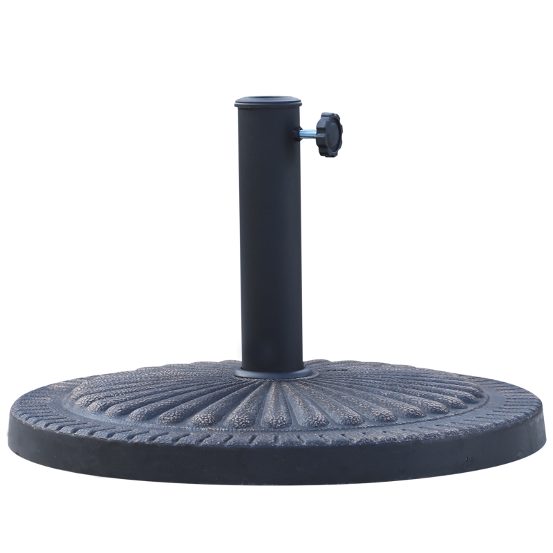 Best 14kg Garden Parasol Base, Round Resin Sun Umbrella Base, Outdoor Umbrella Stand for 38mm or 48mm Outdoor Umbrella Poles, Bronze Tone - Image 11