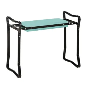 Best 2 In 1 Garden Kneeler Seat Kneeling Pad Support Bench Foldable Knee Protector, Green