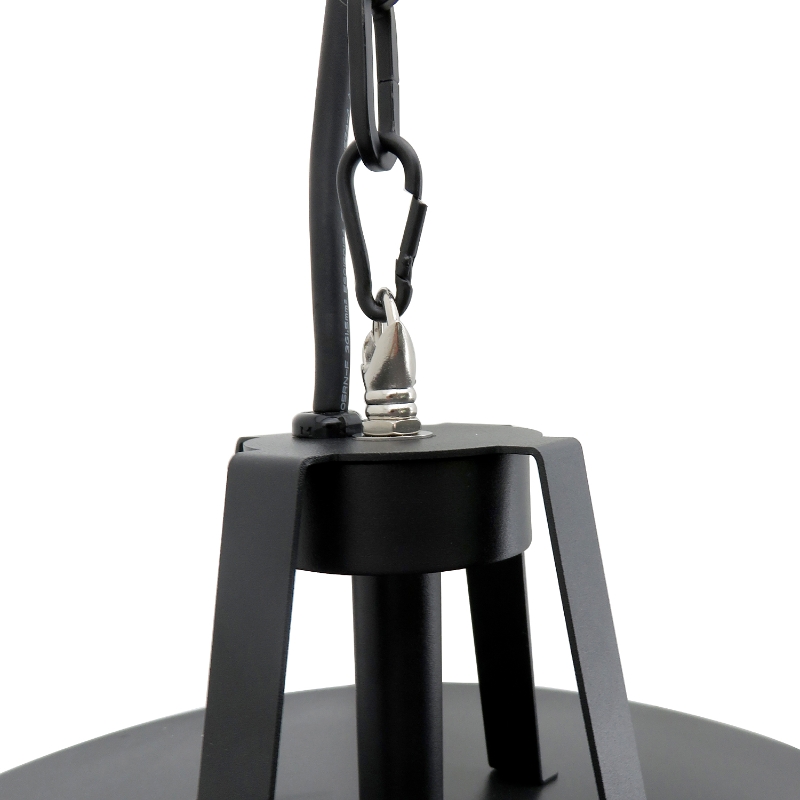 Best Adjustable Power 1000/2500W Infrared Halogen Electric Patio Light Heater, Ceiling Hanging Mount -Black - Image 9