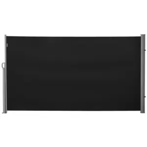 Best Retractable Sun Side Awning Screen Fence Patio Garden Wall Balcony Screening Panel Outdoor Blind Privacy Divider (3x1.8M, Black)