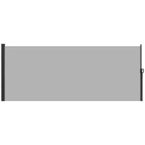 Best Retractable Side Awning, Outdoor Privacy Screen for Garden, Hot Tub, Balcony, Terrace, Pool, 400 x 180cm, Light Grey