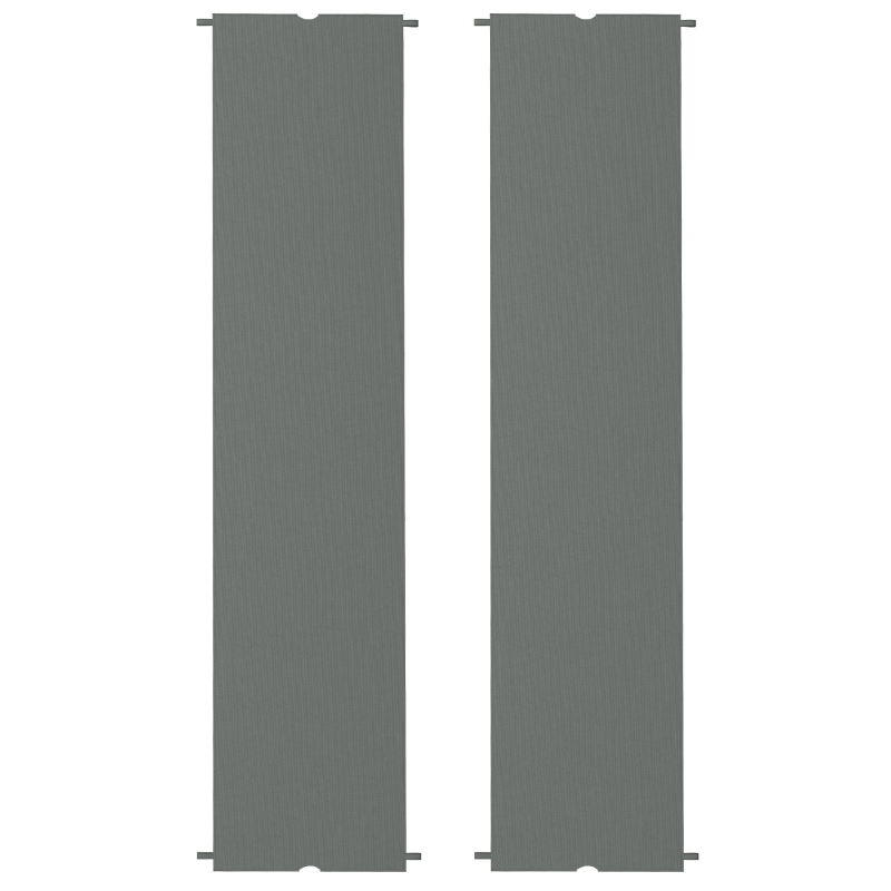 Best 2 Pcs UV Protection Pergola Replacement Canopy, Pergola Shade Cover, Easy to Install, for 3 x 3(m) Pergola, Dark Grey - Image 11