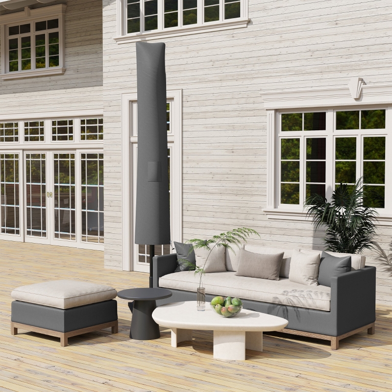 Best Parasol Umbrella Cover - Grey - Image 9