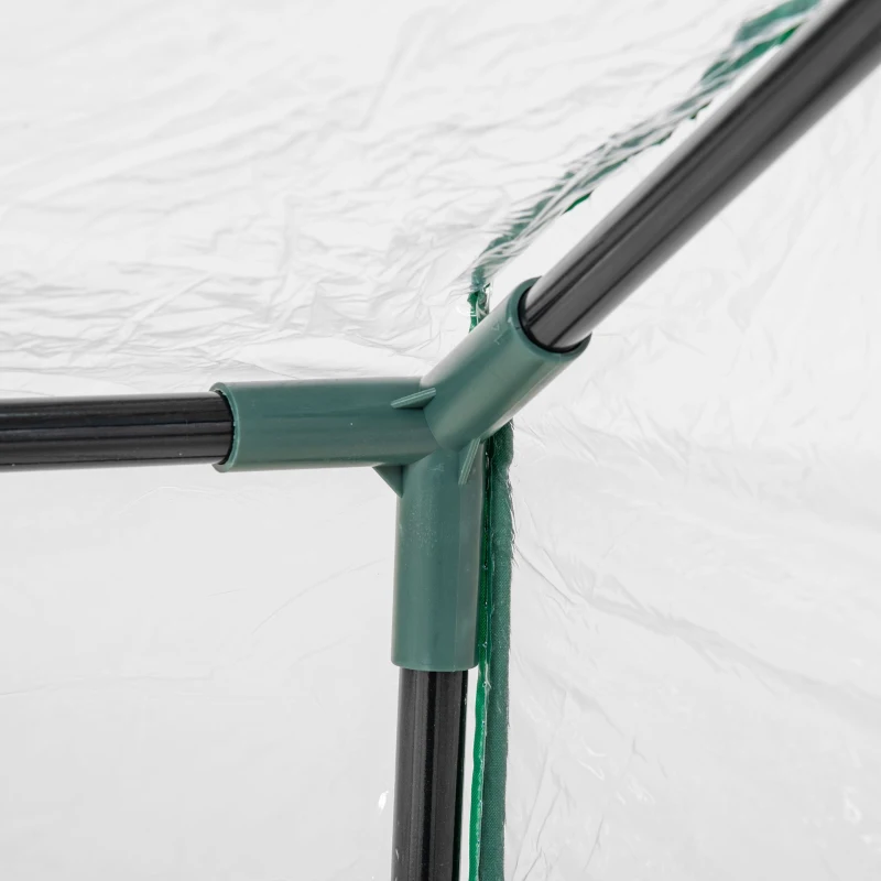 Best Mini Greenhouse Portable Flower Planter Vegetable Grow House for Garden Backyard with Zipped Windows, 120 x 60 x 60 cm, Clear - Image 8